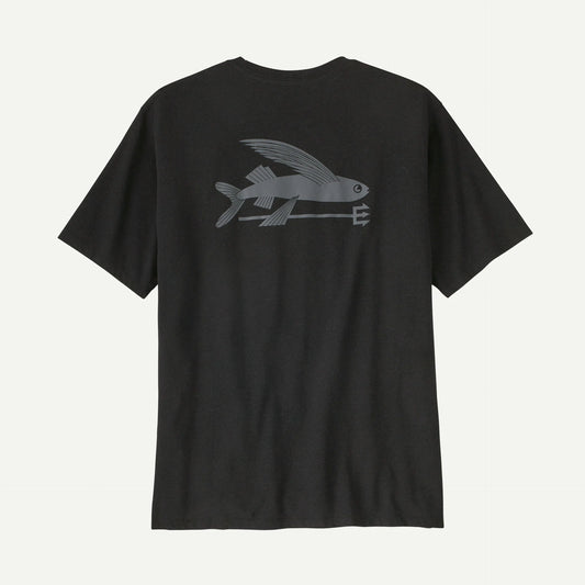T-Shirt Flying fish nero
