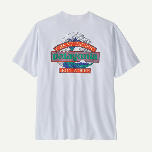 T-Shirt Great waves bianco