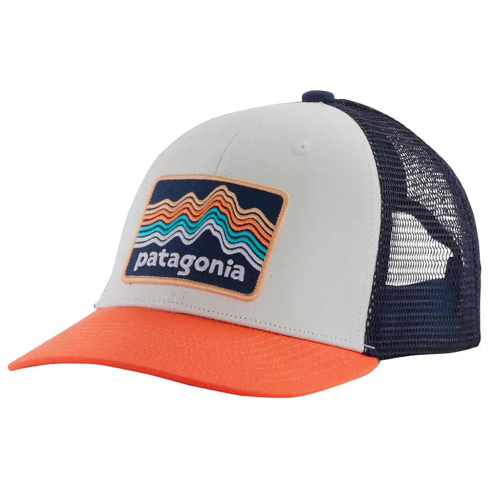 Cappellino Ridge rise stripe corallo da bimbo/a