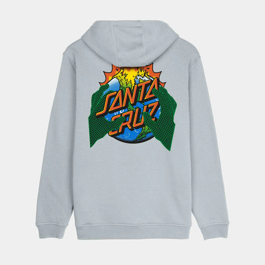 Felpa Kendall end of the dot  con cappuccio celeste