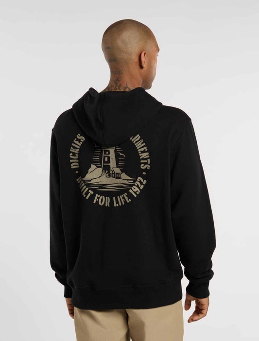 Felpa Parrotsville con cappuccio nero