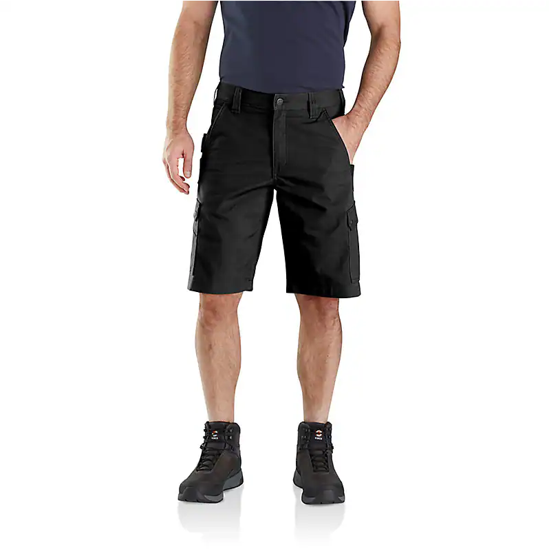 Pantaloncini cargo da lavoro nero