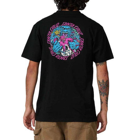 T-Shirt Roskopp monster strip nero