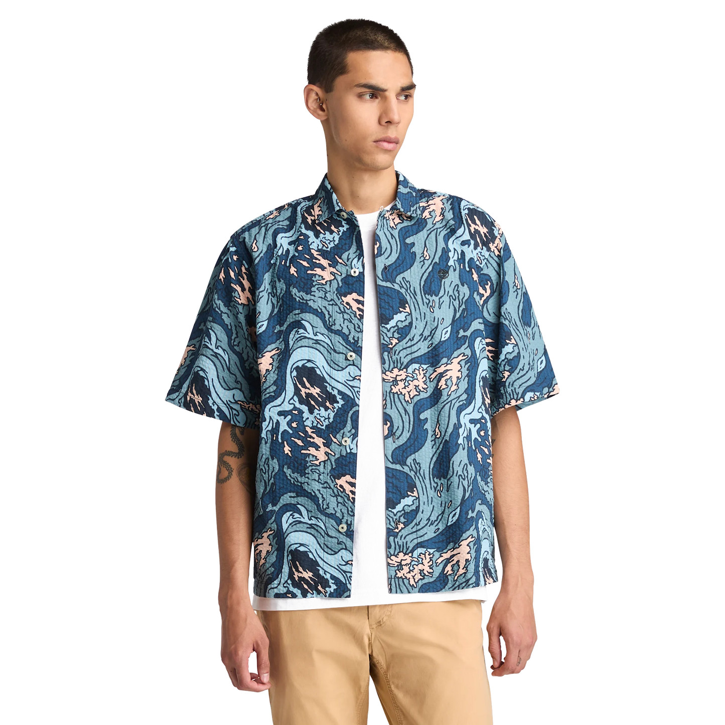 Camicia Seersucker fantasia