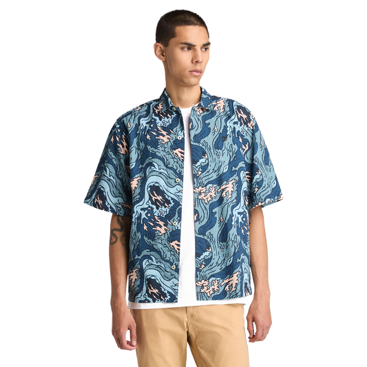 Camicia Seersucker fantasia