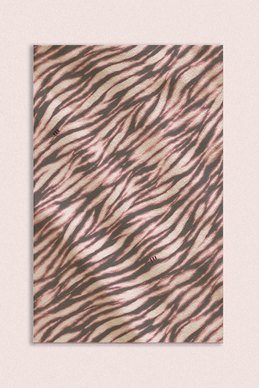 Telo mare zebrato marrone