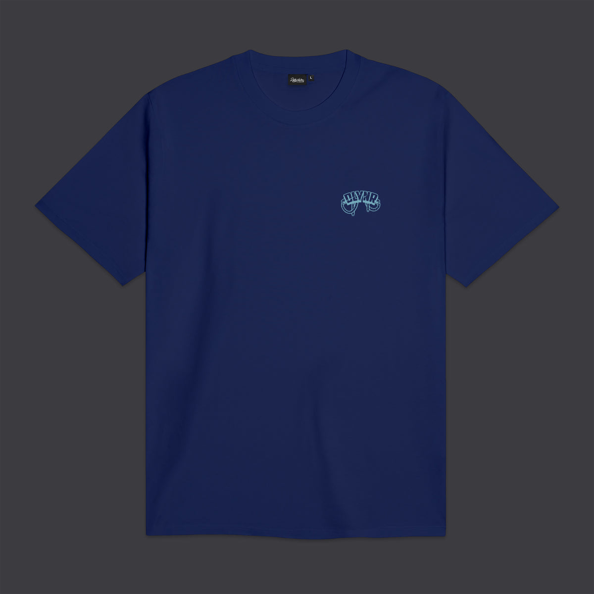 T-Shirt Hockey mask blu