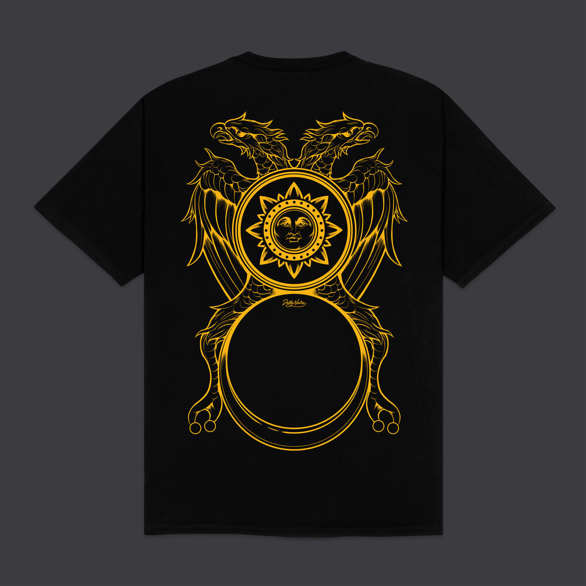 T-Shirt Asso di denari nero