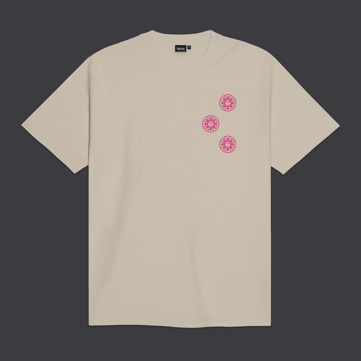 T-Shirt Asso di denari beige