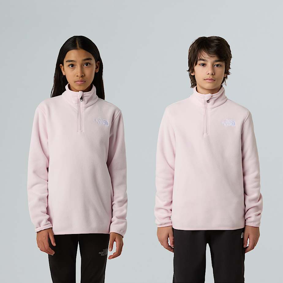 Pile Glacier 1/4 zip rosa - 6/20 ANNI