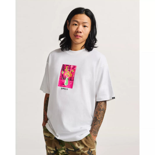 T-Shirt Floral bianco