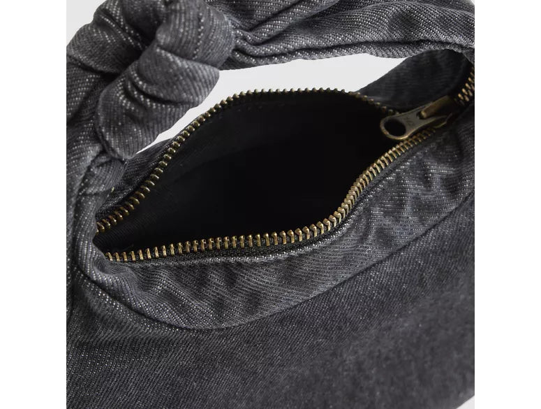 Borsa Baby Brooklyn in denim nero