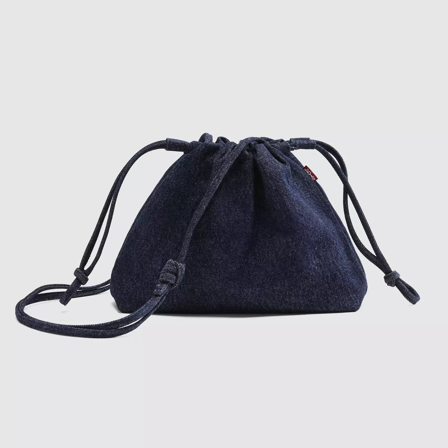 Borsa Isabelle a secchiello in denim scuro
