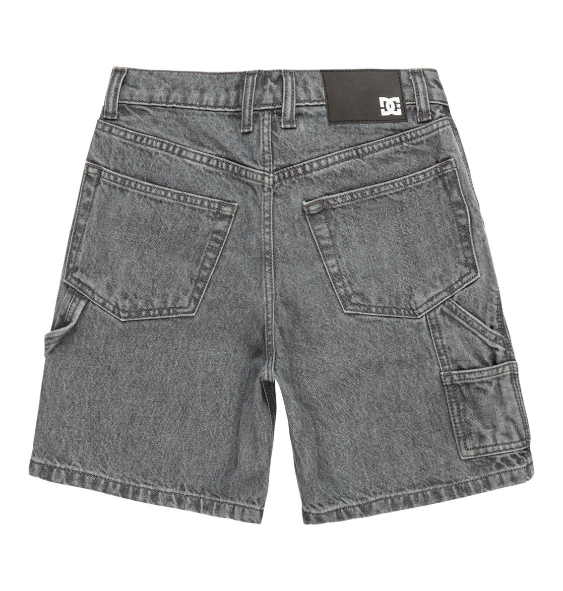 Pantaloncino carpenter baggy denim grigio - 8 ANNI / 16 ANNI