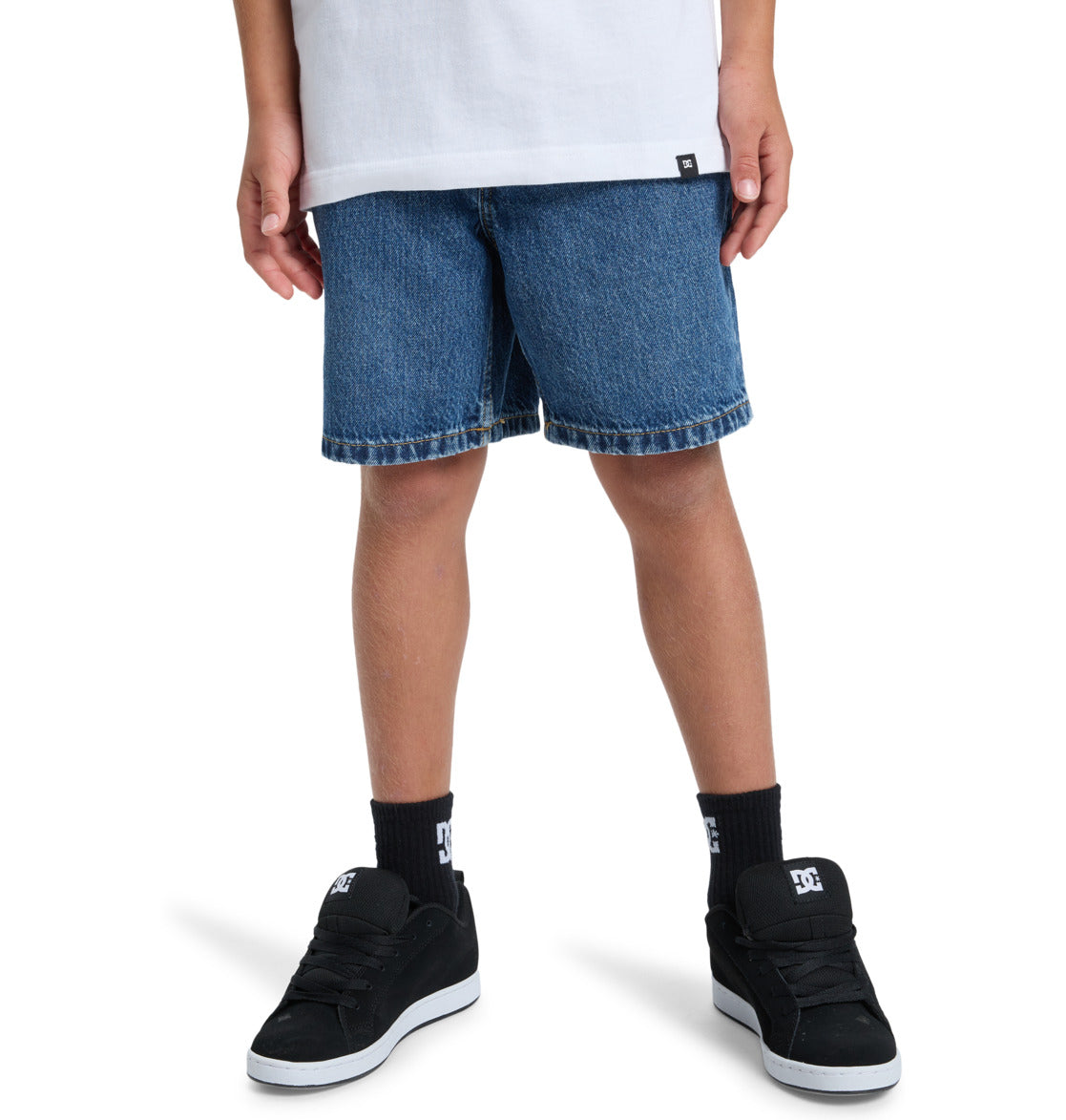 Pantaloncino carpenter baggy denim - 8 ANNI / 16 ANNI