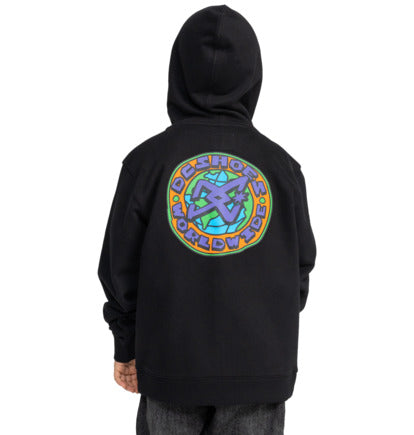Felpa Spinner Zh full zip con cappuccio nero - 8/16 ANNI