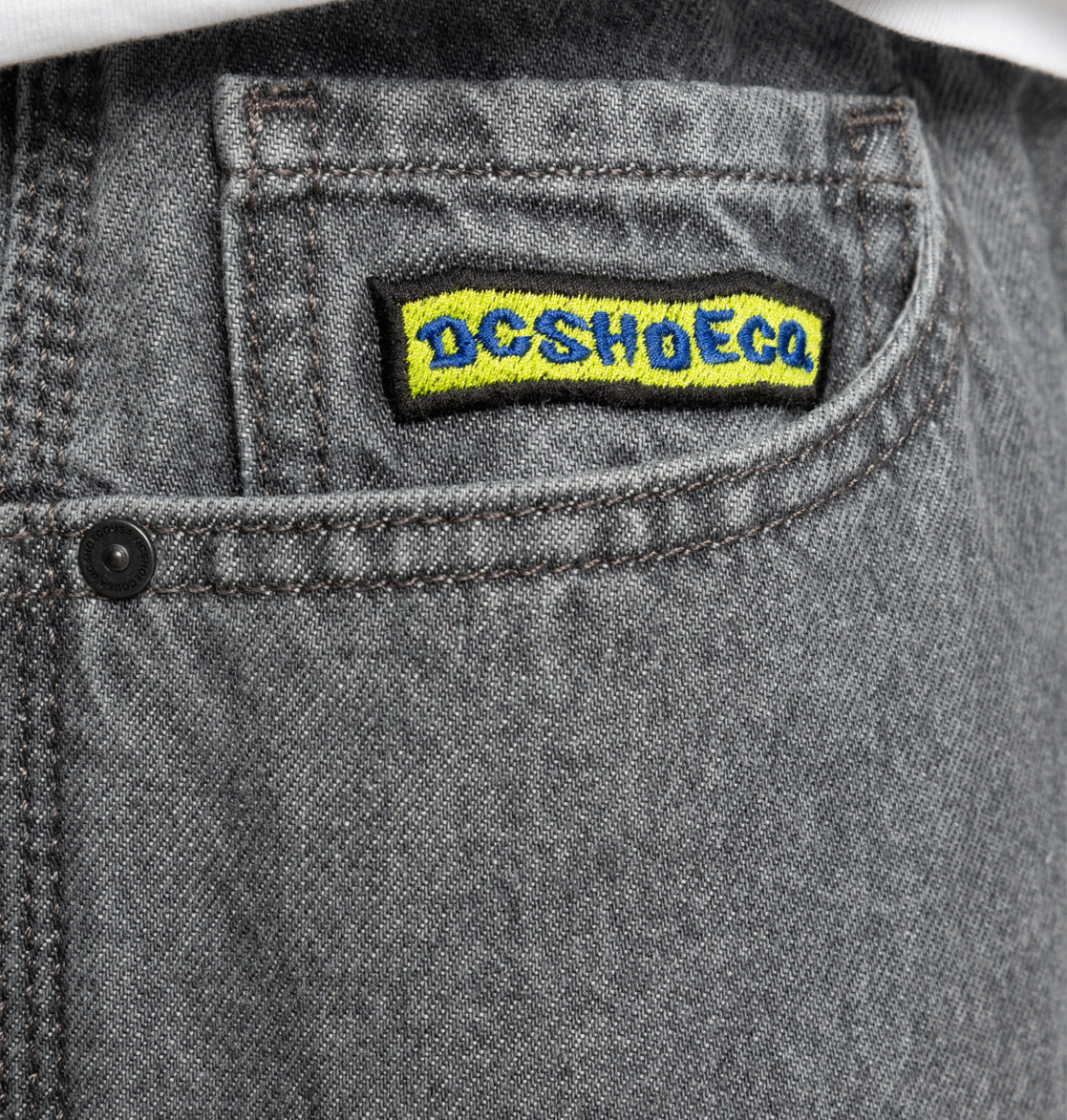 Jeans Worker baggy carpenter denim grigio