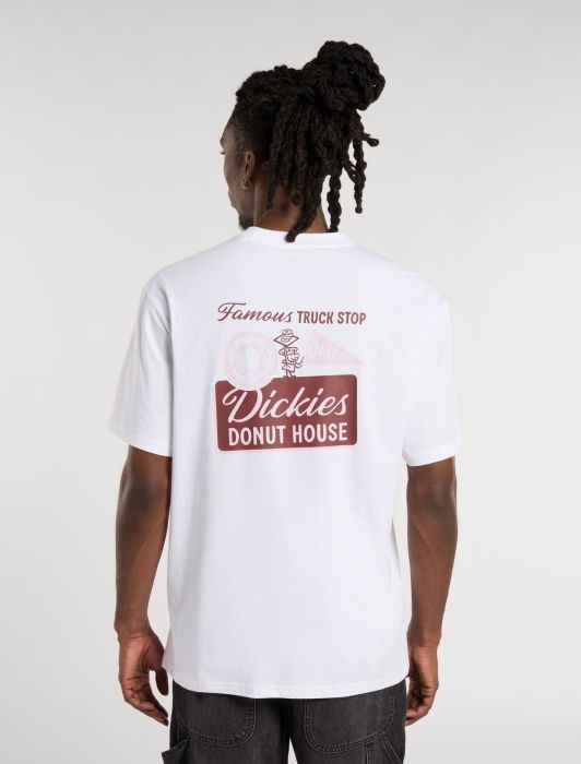 T-Shirt Donut house bianco