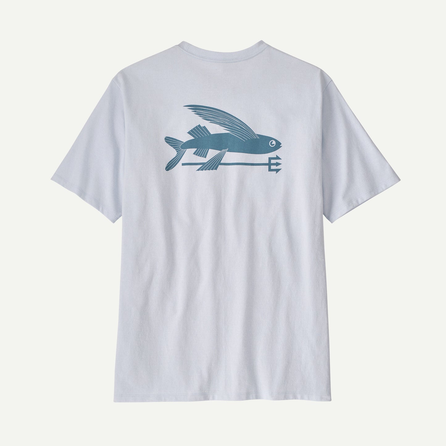 T-Shirt Flying fish bianco