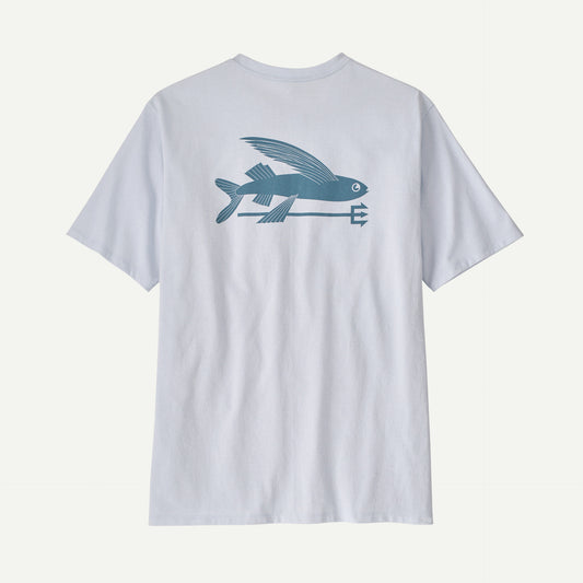 T-Shirt Flying fish bianco