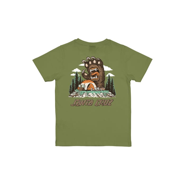 T-Shirt Screaming grizzly verde - 6/14 ANNI