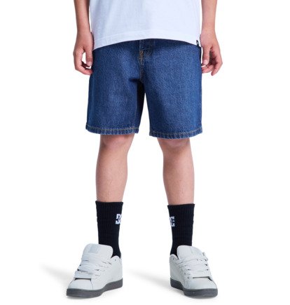 Pantaloncino baggy denim scuro - 8 ANNI / 16 ANNI