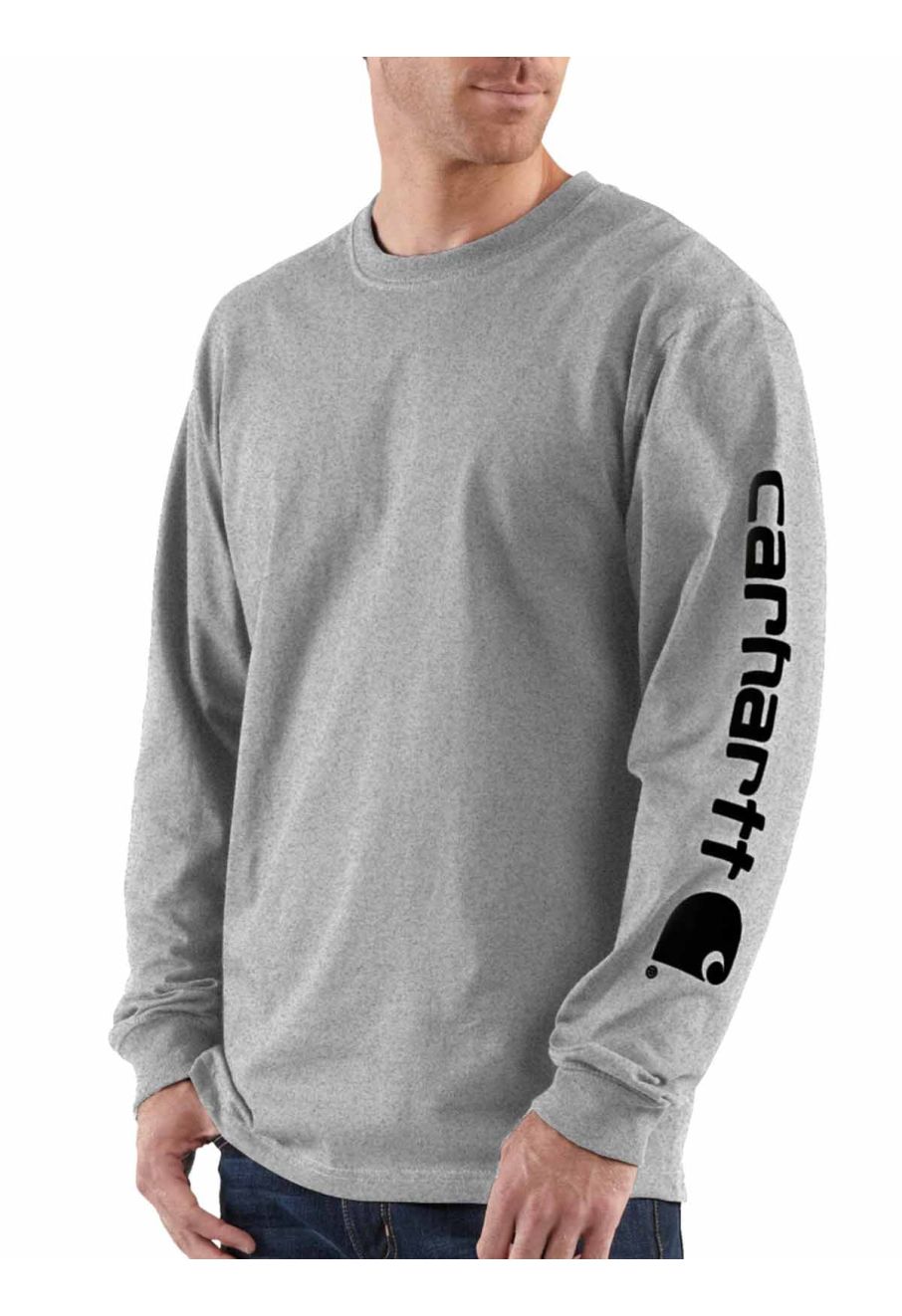 T-shirt manica lunga grigio