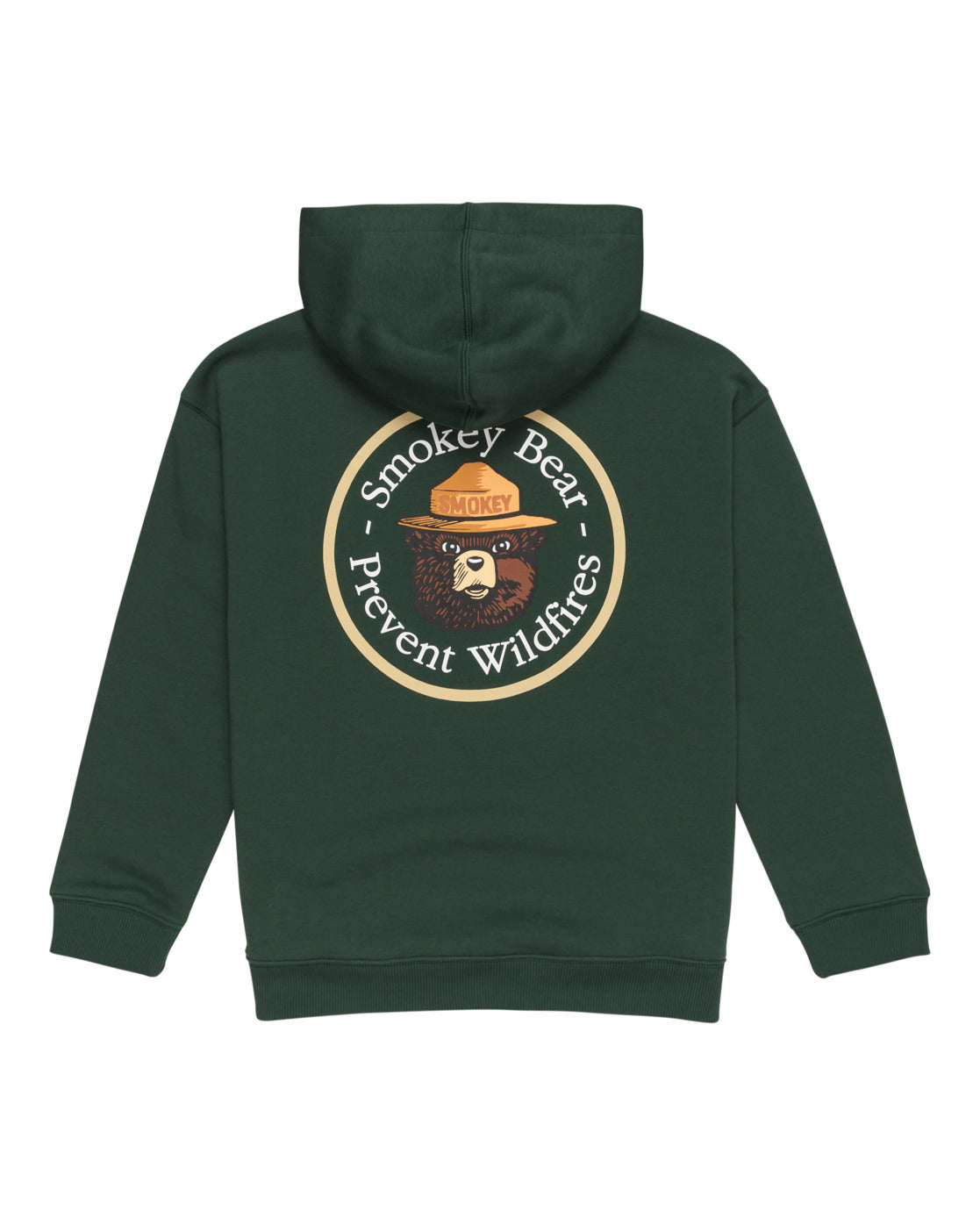 Felpa Smokey Bear x Element con cappuccio verde - 8/16 ANNI