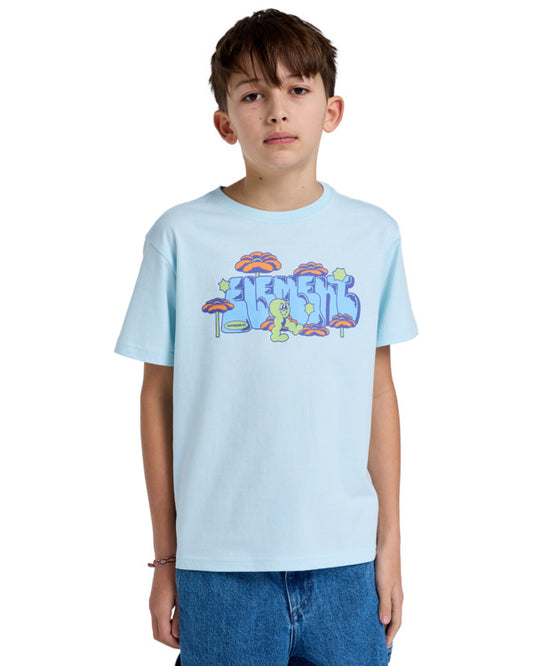 T-Shirt Walkin celeste - 8/16 ANNI
