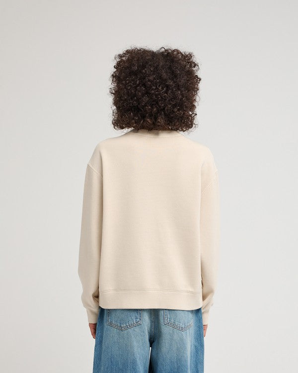 Felpa Lowcase girocollo crema - 8/16 ANNI
