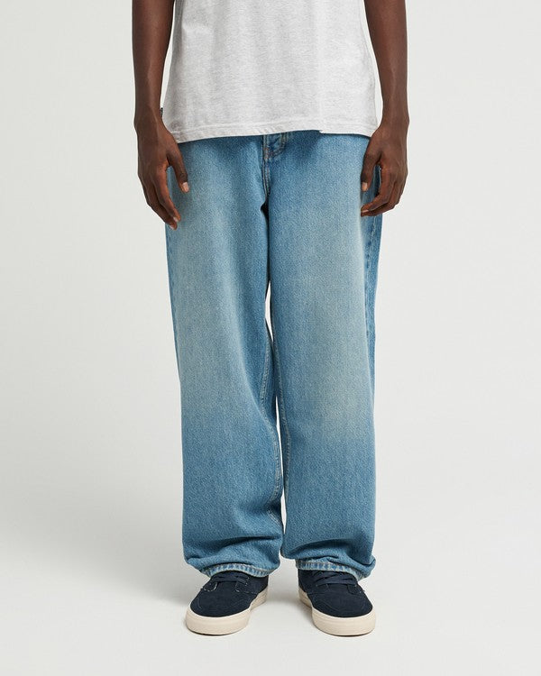 Jeans Relax 5 in denim chiaro slavato