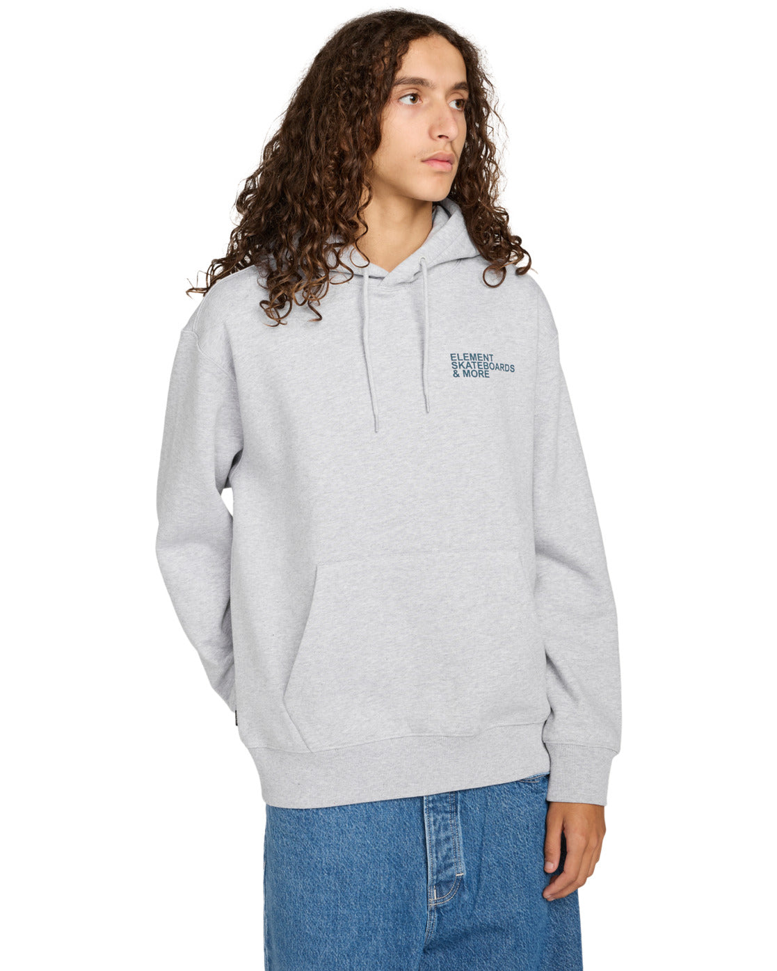 Felpa Motion tree con cappuccio grigio