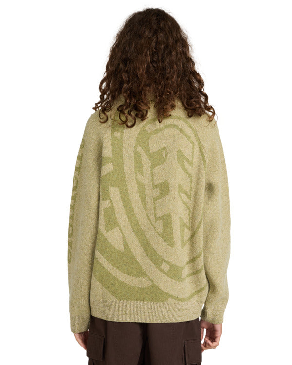 Maglione Double icon verde