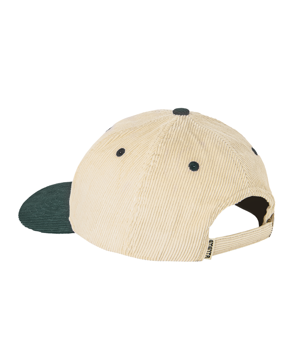 Cappellino Cocktail baseball in corda panna/verde