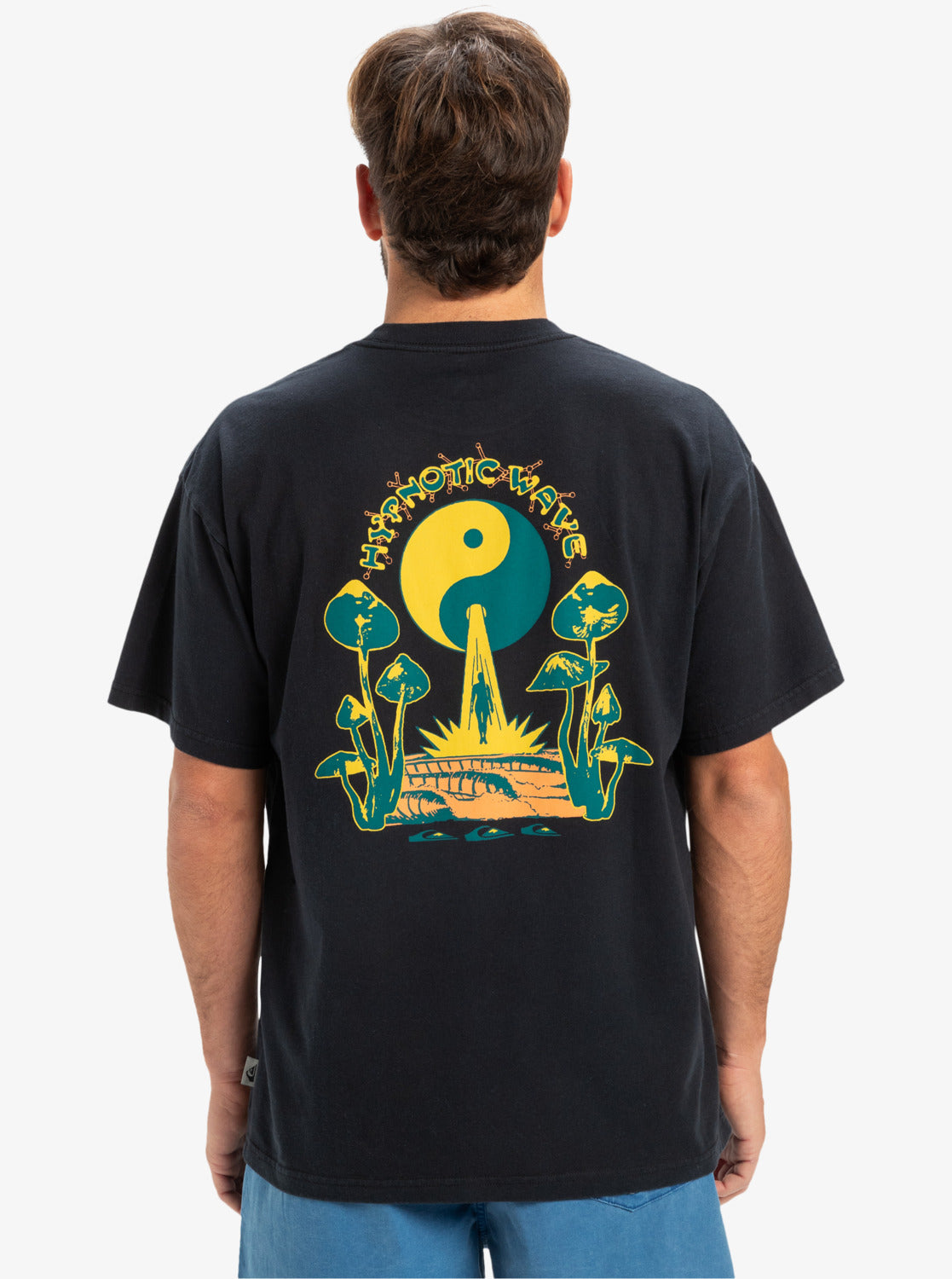 T-Shirt Hypnotic wave nero