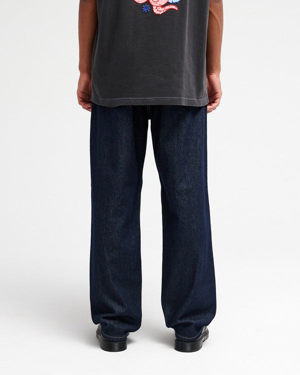 Jeans RVCA skate in denim scuro