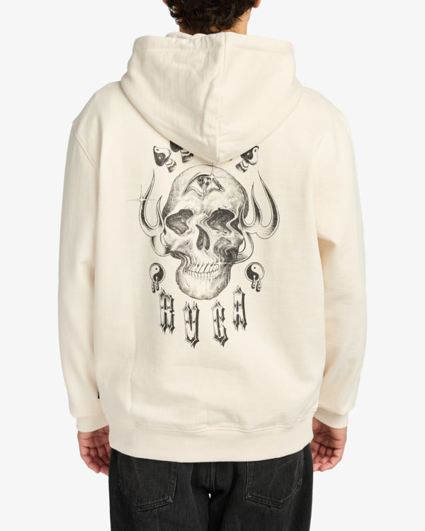 Felpa All seeing con cappuccio crema