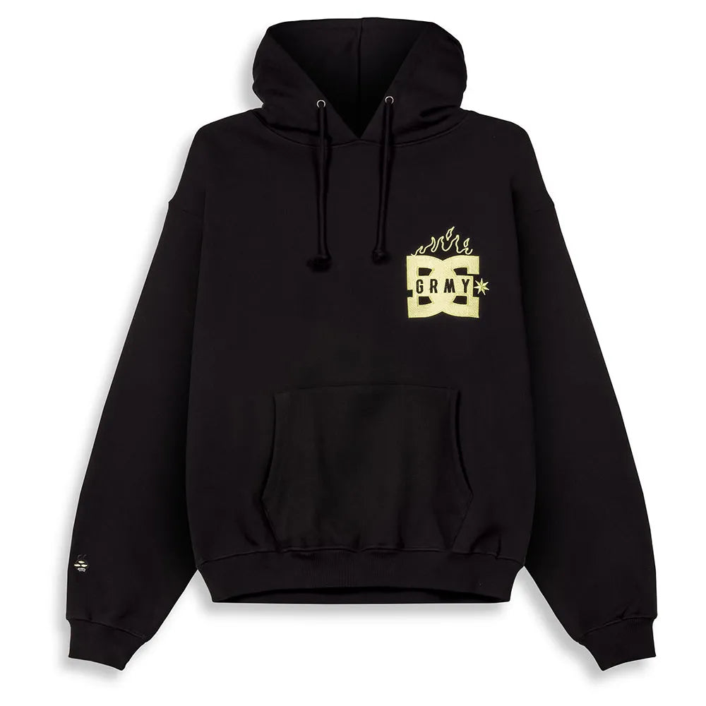 Felpa The Swarm Dc Shoes X Grimey con cappuccio nero
