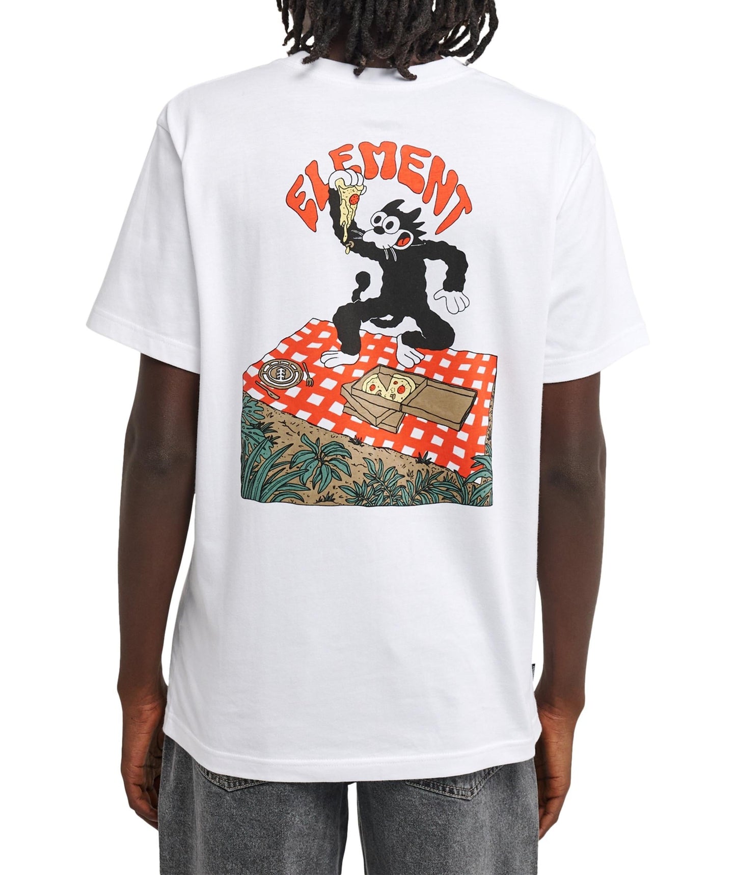 T-Shirt Pizza bianco