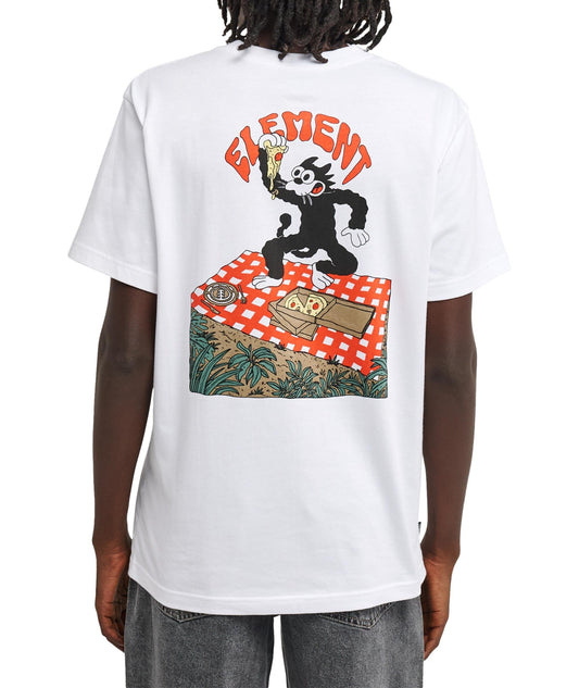 T-Shirt Pizza bianco