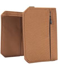 Portafoglio Trifold marrone