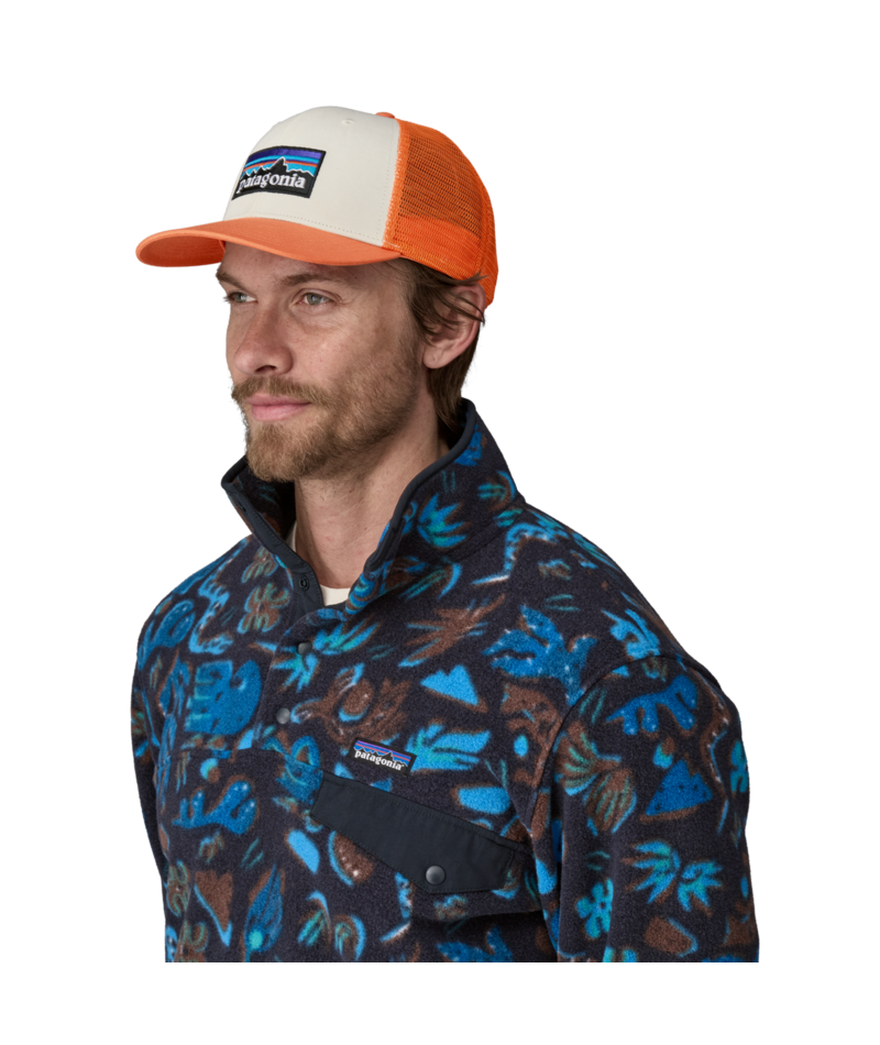 Cappellino Patagonia logo retinato arancione