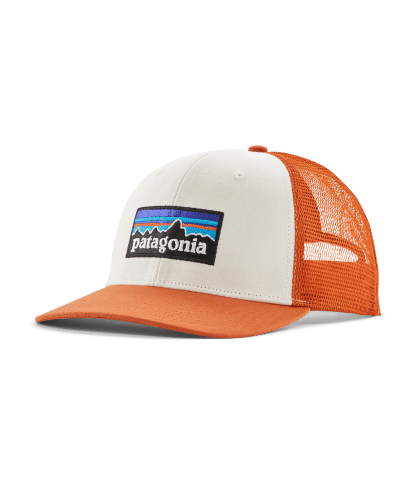 Cappellino Patagonia logo retinato arancione