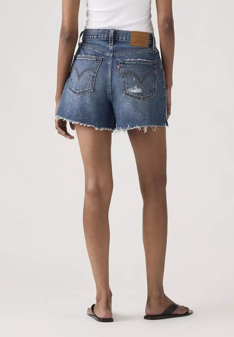 Pantaloncini Ribcage denim scuro