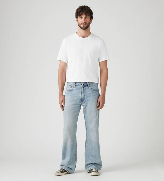 Jeans 567 relaxed flare denim chiaro