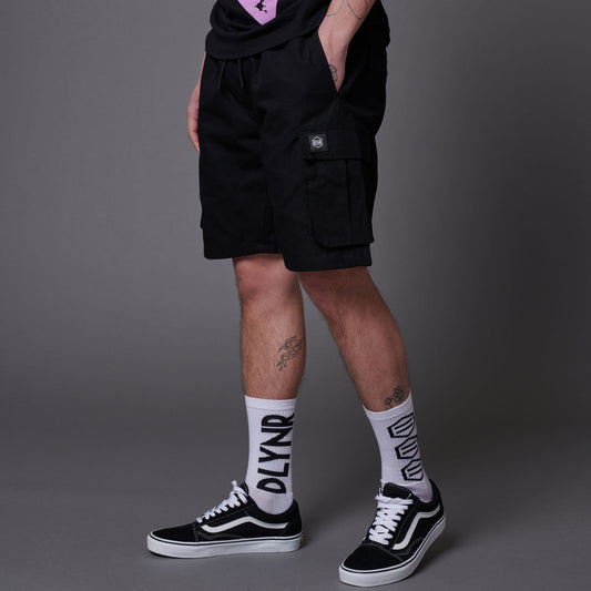 Pantaloncini Ripstop cargo nero