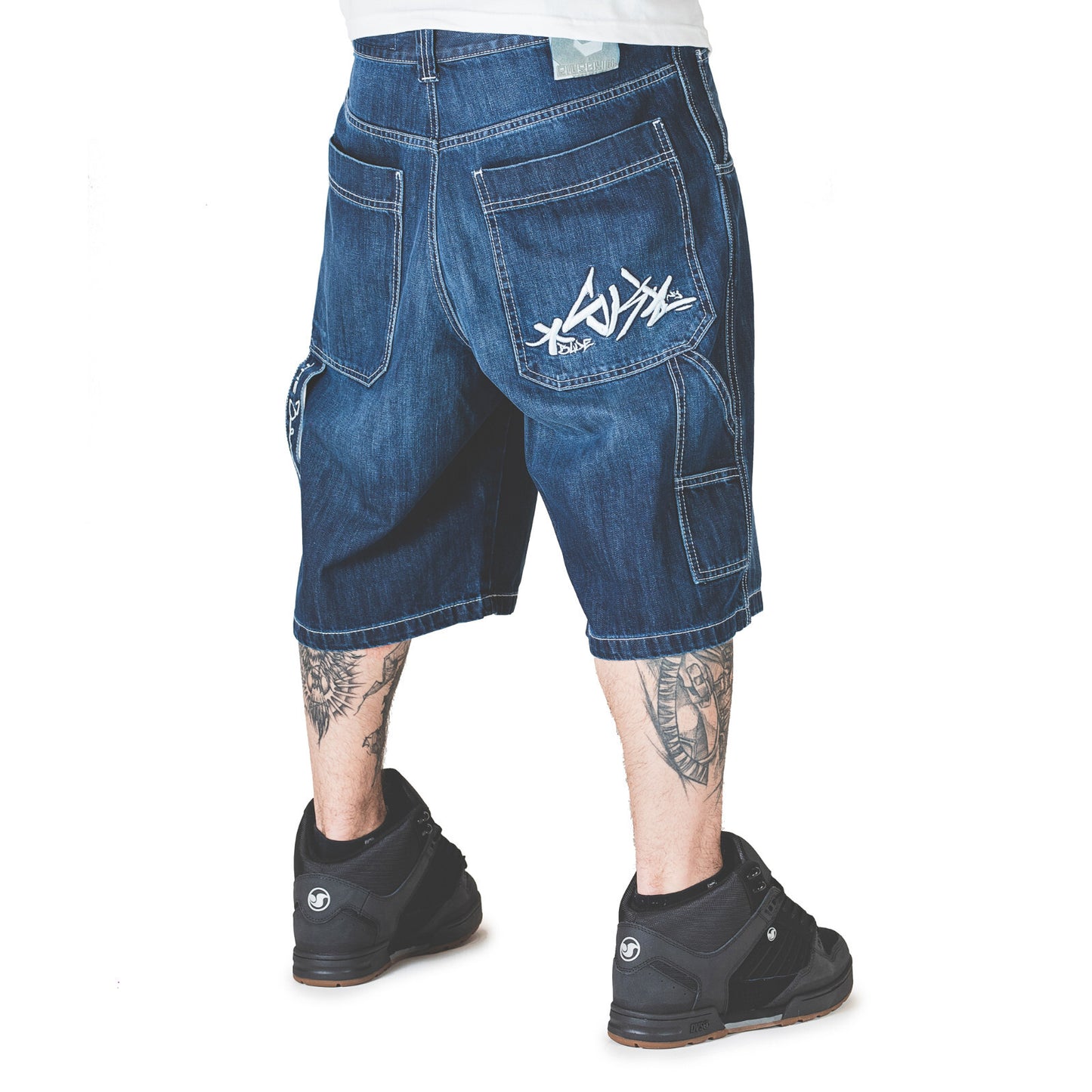 Pantaloncini Blue skin denim scuro
