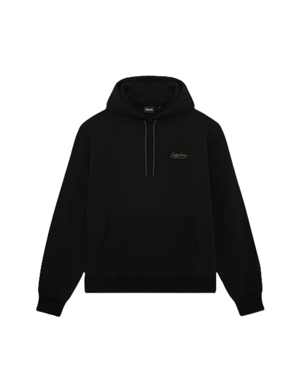 Felpa Asso di denari con cappuccio nero